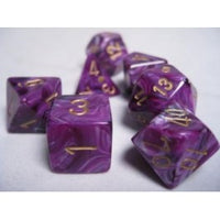 Chessex Polyhedral Set Vortex Purple/Gold