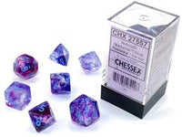 Chessex Polyhedral Set Nebula Nocturnal Blue Luminary