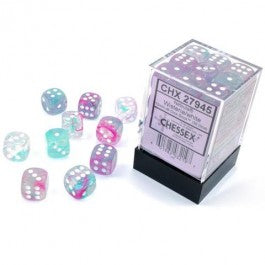 Chessex 12mm Dice Cube Nebula Wisteria White Luminary