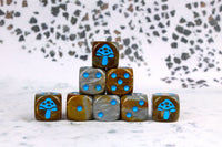 Shroom' Ice Blue Dice