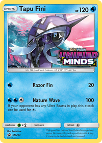 Tapu Fini (Prerelease) SM203  - Holofoil SM Promos - Promo