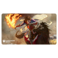 Playmat: Stitched Edge: Magic the Gathering: Commander Series: Syr Gwyn, Hero of Ashvale