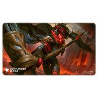 Playmat: Stitched Edge: Magic the Gathering: Commander Series: Karlach, Fury of Avernus