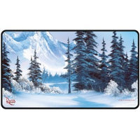 Ultra PRO: Black-Sitiched Playmat - Bob Ross (Winter Paradise)