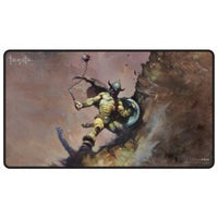 Ultra Pro Playmat: Black Stitched Frank Frazetta - Warrior with Ball and Chain