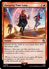 Decaying Time Loop (WHO-080) - Doctor Who Foil