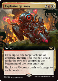 Explosive Getaway - : (Extended Art) (DFT-390) - Aetherdrift