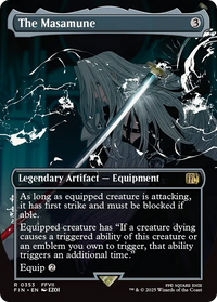 The Masamune -  (Borderless) Foil (FIN-353) - FINAL FANTASY
