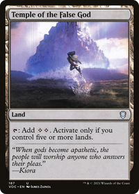 Temple of the False God [Innistrad: Crimson Vow Commander]