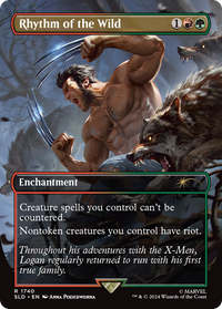 Rhythm of the Wild (SLD-1740) - Secret Lair Drop (Borderless) Foil