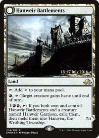 Hanweir Battlements [Eldritch Moon Prerelease Promos]