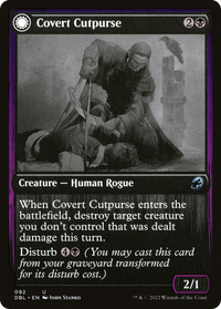 Covert Cutpurse // Covetous Geist [Innistrad: Double Feature]