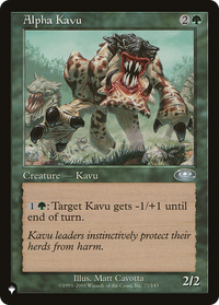 Alpha Kavu [The List]