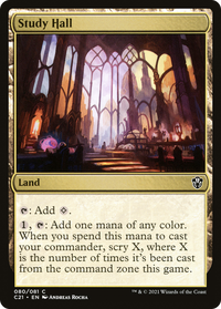 Study Hall [Commander 2021]