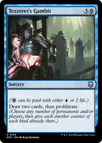 Tezzeret's Gambit -  Foil (M3C-194) - Modern Horizons 3 Commander