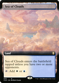 Sea of Clouds - : (Extended Art) (CLB-605) - Commander Legends: Battle for Baldur's Gate