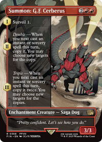 Summon: G.F. Cerberus -  (Borderless) (FIN-368) - FINAL FANTASY