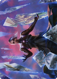 Behold the Multiverse Art Card -  (Borderless) (ASKHM-010) - Art Series: Kaldheim