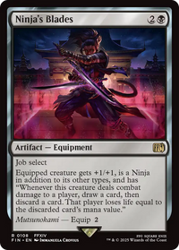 Ninja's Blades -  Foil (FIN-108) - FINAL FANTASY