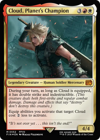Cloud, Planet's Champion -  Foil (FIN-552) - FINAL FANTASY
