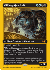 Oildeep Gearhulk -  Foil (DFT-487) - Aetherdrift