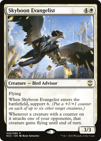 Skyboon Evangelist [Streets of New Capenna Commander]
