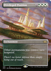 Privileged Position (Borderless Alternate Art) [Double Masters 2022]