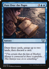 Pore Over the Pages [Duel Decks: Blessed vs. Cursed]