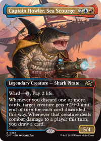Captain Howler, Sea Scourge (Borderless) -  (Borderless) (DFT-361) - Aetherdrift
