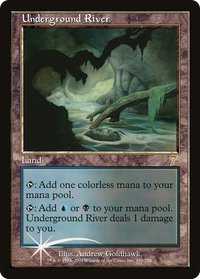 Underground River -  Foil (7ED-350★) - Seventh Edition