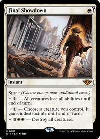 Final Showdown (Promo Pack) [Outlaws of Thunder Junction Promos]