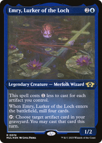 Emry, Lurker of the Loch (Foil Etched) -  Foil (MUL-074) - Multiverse Legends