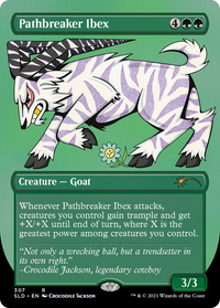 Pathbreaker Ibex (SLD-307) - Secret Lair Drop (Borderless) Etched Foil