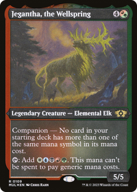 Jegantha, the Wellspring (Foil Etched) - : (companion) Foil (MUL-109) - Multiverse Legends