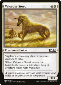 Valorous Steed [Core Set 2021]