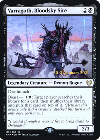 Varragoth, Bloodsky Sire [Kaldheim Prerelease Promos]