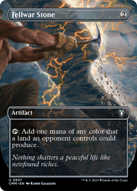 Fellwar Stone (Borderless Alternate Art) [Commander Masters]