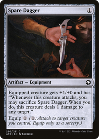 Spare Dagger [Dungeons & Dragons: Adventures in the Forgotten Realms]