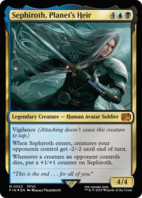 Sephiroth, Planet's Heir -  Foil (FIN-553) - FINAL FANTASY