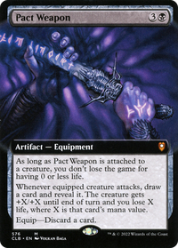 Pact Weapon (Extended Art) [Commander Legends: Battle for Baldur's Gate]