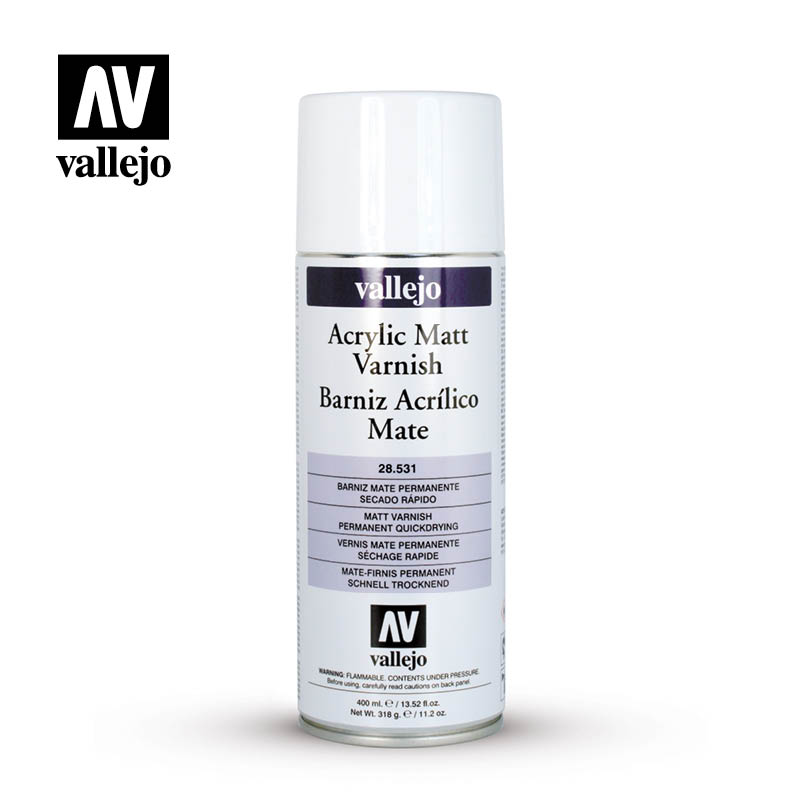 ACRYLIC VARNISH: MATT - SPRAY CAN (400ml)