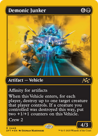 Demonic Junker -  Foil (DFT-448) - Aetherdrift