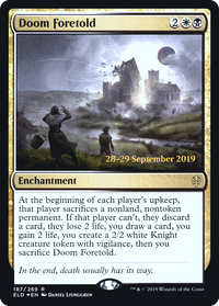 Doom Foretold [Throne of Eldraine Prerelease Promos]