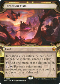 Tarnation Vista (Showcase) (Raised Foil) [Outlaws of Thunder Junction: The Big Score]