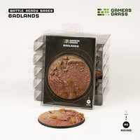 Battle Ready Bases: Badlands- Round 90mm (x1)