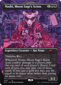Nashi, Moon Sage's Scion (Borderless) [Secret Lair 30th Anniversary Countdown Kit]