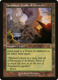 Yavimaya, Cradle of Growth (Retro Foil Etched) [Modern Horizons 2]