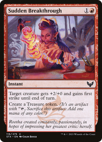 Sudden Breakthrough [Strixhaven: School of Mages]