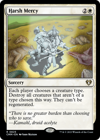 Harsh Mercy [Commander Masters]