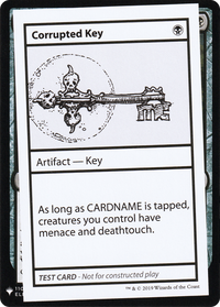 Corrupted Key [Mystery Booster Playtest Cards]